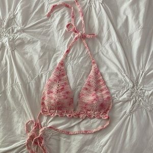 Crochet bikini top